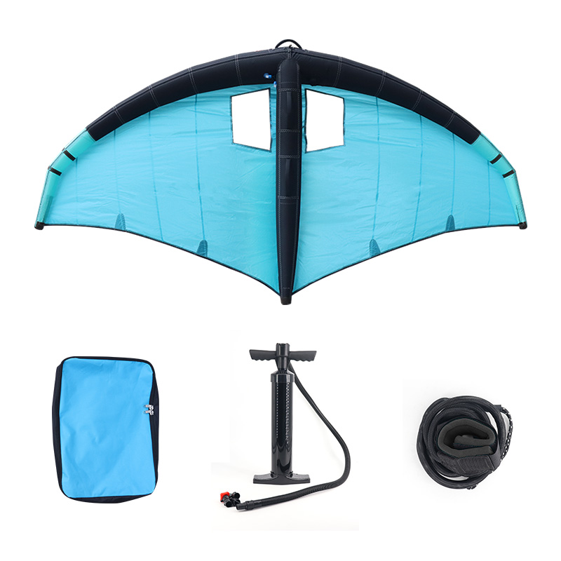Blue and black five-soft handle